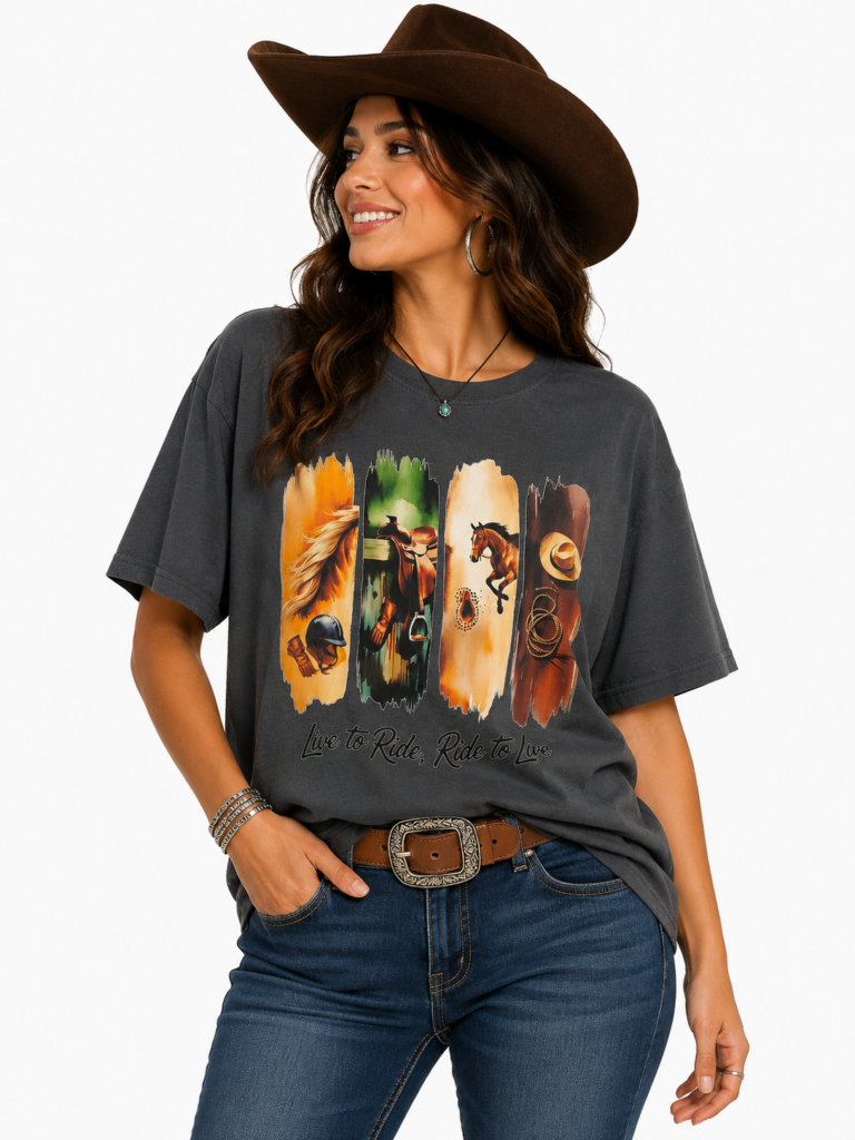 Playera Tom Western Wear/Dama talla XL