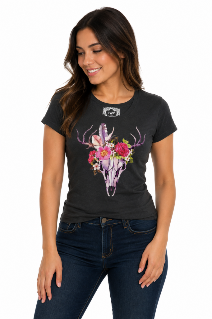 Playera Tom Western Wear/Dama talla CH