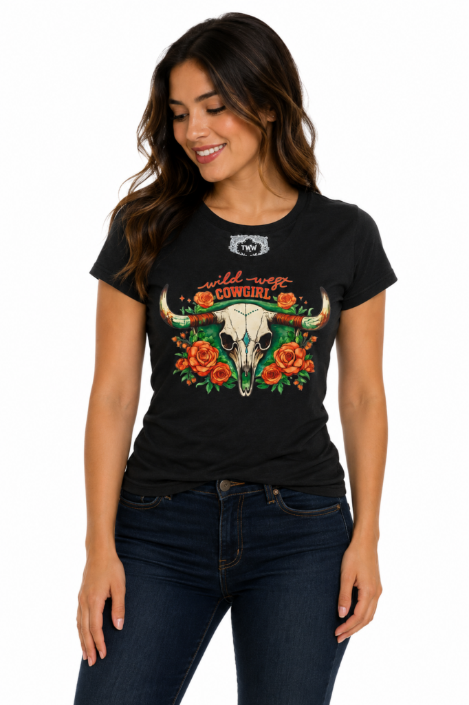Playera Tom Western Wear/Dama talla CH