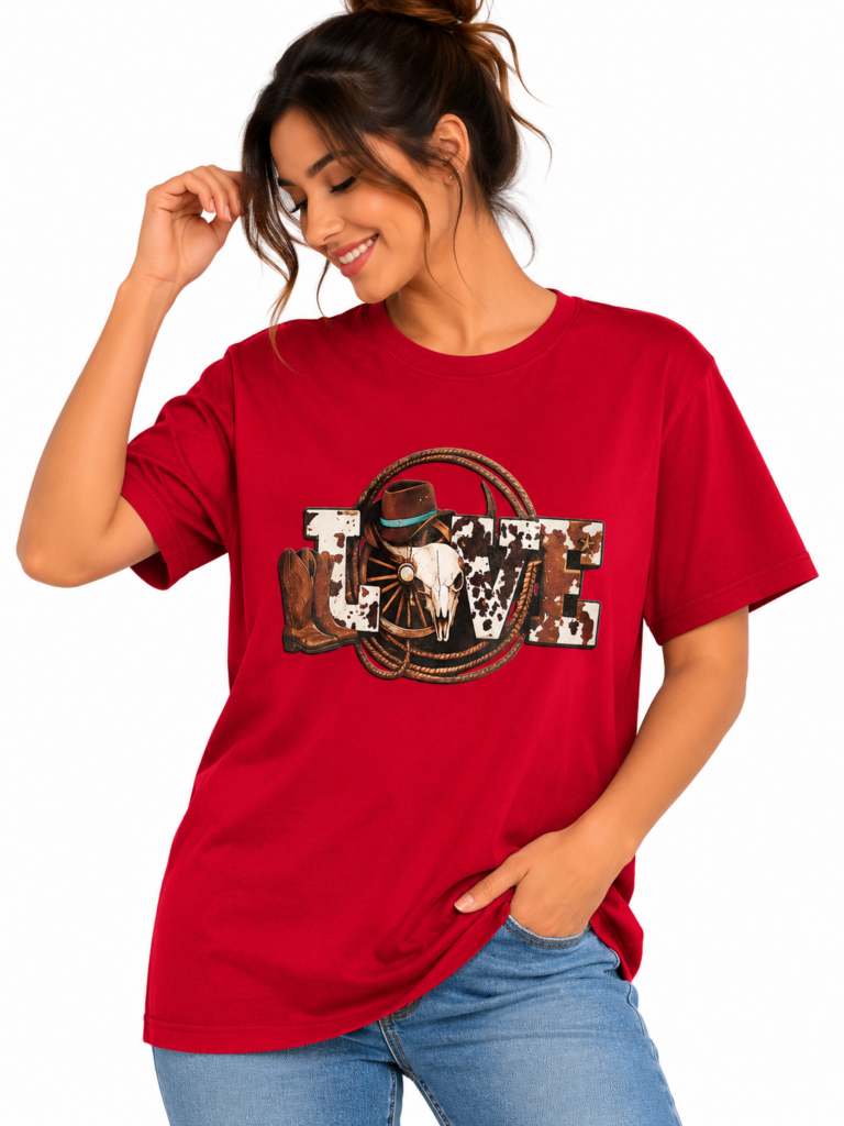 Playera Tom Western Wear/Dama talla G