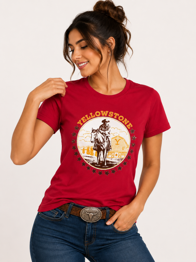 Playera Tom Western Wear/Dama talla M