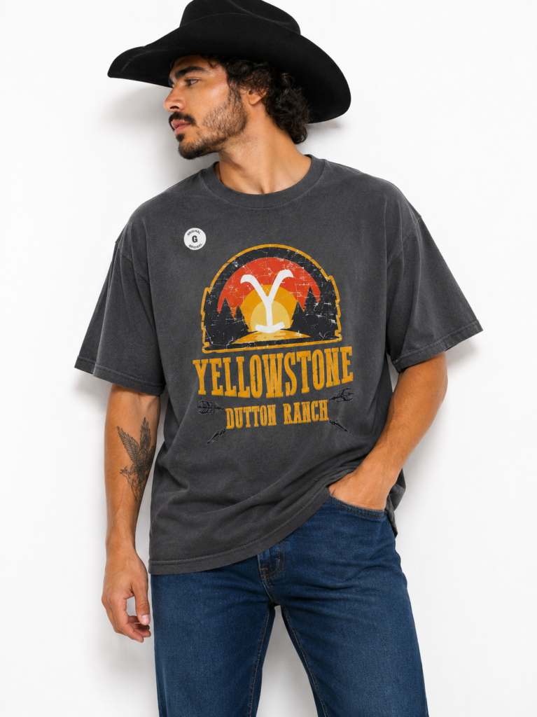 Playera Tom Western Wear/Caballero talla G.