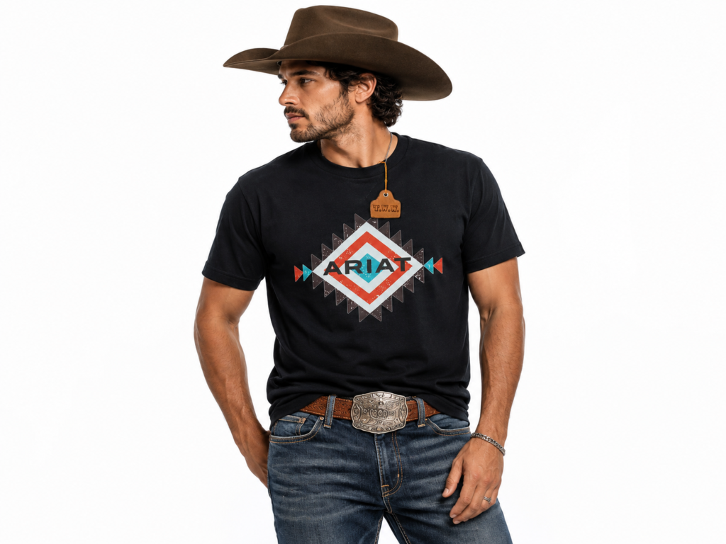Playera Tom Western Wear/Caballero talla M.